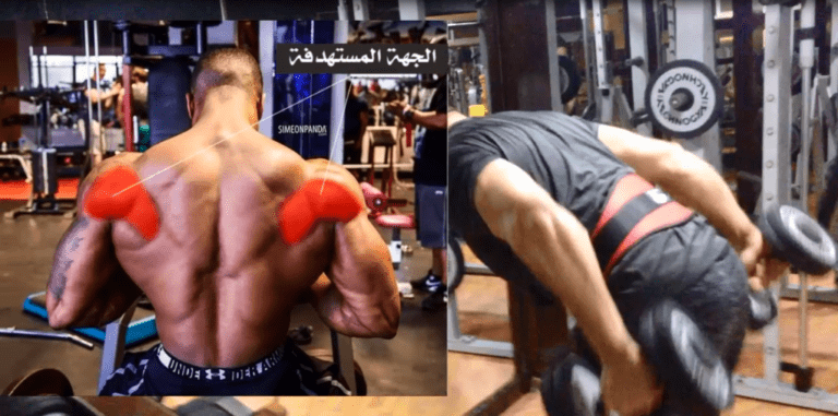 تمرين ممتاز لتضخيم عضلة الكتف الخلفية