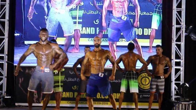 لحظة المقارنة بين عبد العزيز الغازي و سفيان بلوك في بطولة الجائزة الكبرى بالدار البيضاء 2018