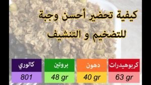 Maroc Gym - Thumbnail Youtube Of: كيفية تحضير أحسن وجبة للتضخيم و التنشيف في دقائق