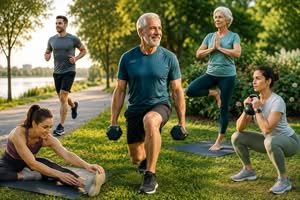 Different exercises to maintain strength, balance and mobility as you age